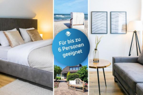 Moderne Ferienunterkunft in ruhiger Lage und nur 7 Gehminuten vom Strand entfernt - hoher Schlafkomfort und Gartenzugang für die ideale Erholung an der Ostsee